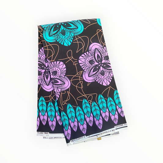 African Print Fabrics - 6 Yards - Polycotton