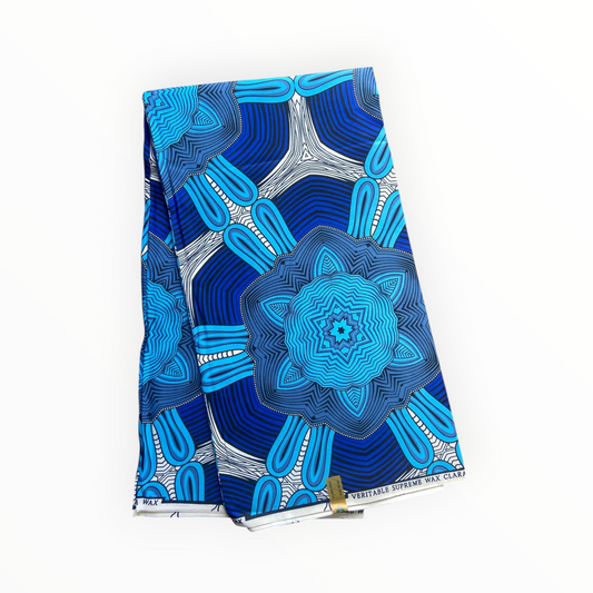 African Print Fabrics - 6 Yards - Polycotton