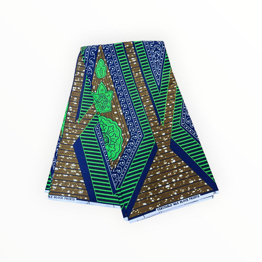African Print Fabrics - 6 Yards - Polycotton
