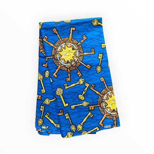 African Print Fabrics - 6 Yards - Polycotton