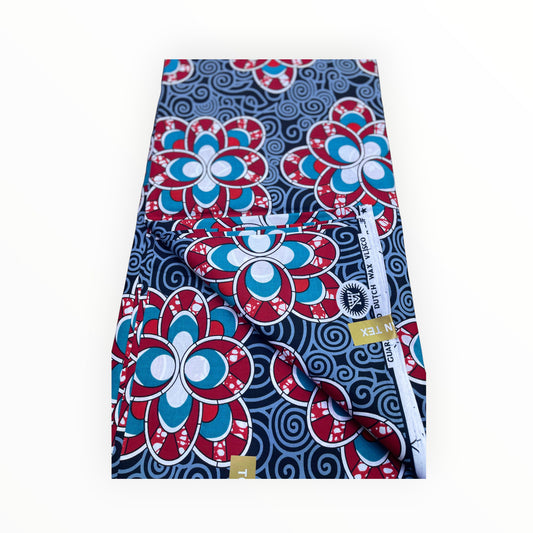 African Print Fabrics - 100% Cotton