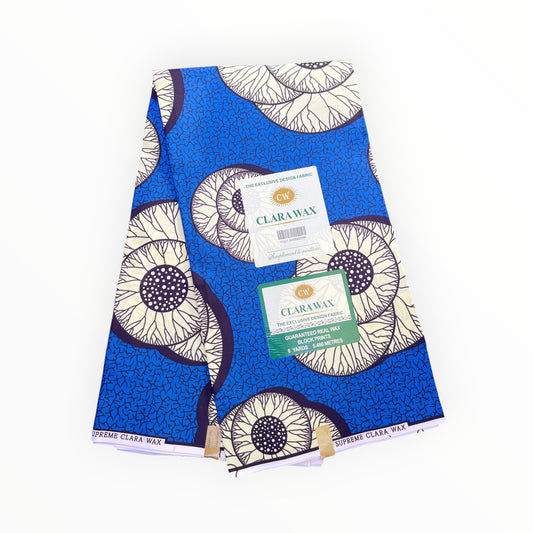 African Print Fabrics - 6 Yards - Polycotton