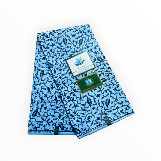 African Print Fabrics - 6 Yards - Polycotton