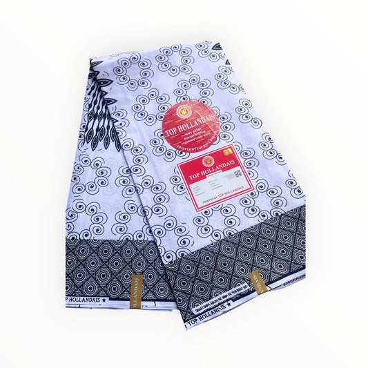 African Print Fabrics - 6 Yards - Polycotton