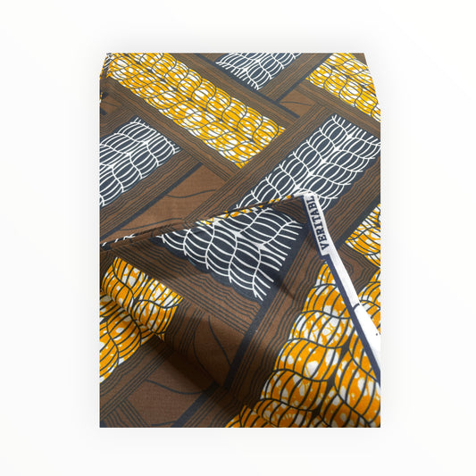 African Print Fabrics - 6 Yards - Polycotton