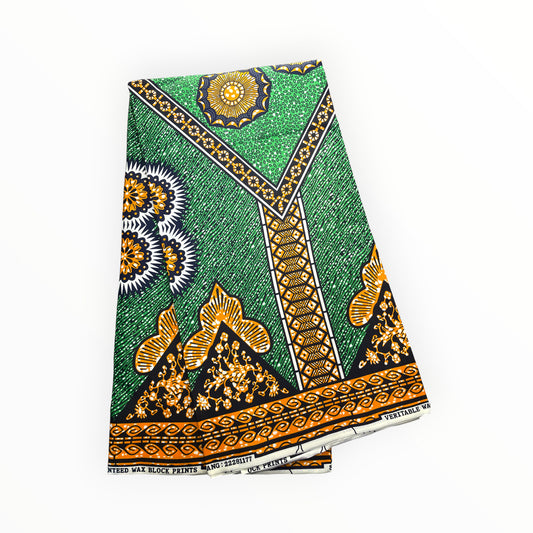 African Print Fabrics - 6 Yards - Polycotton