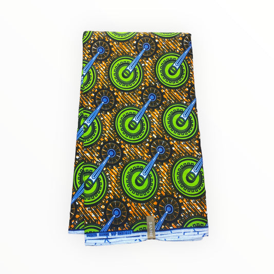 African Print Fabric - 100% Cotton - SANHE