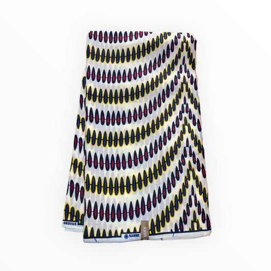 African Print Fabric - 100% Cotton - SANHE