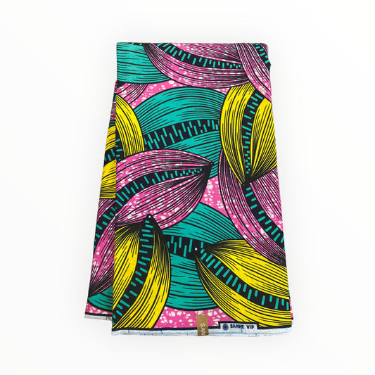 African Print Fabric - 100% Cotton - SANHE
