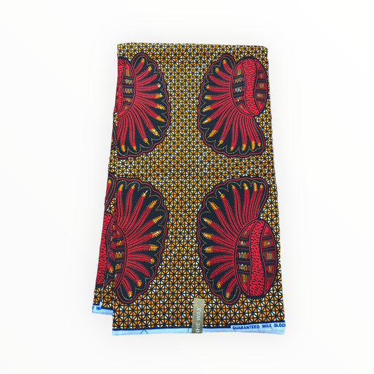 African Print Fabric - 100% Cotton - SANHE