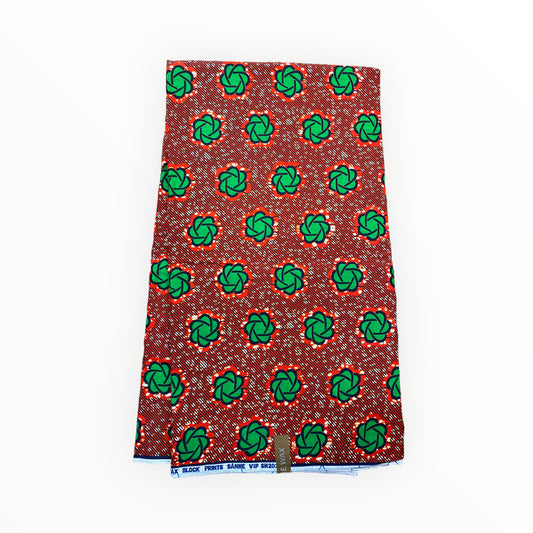 African Print Fabric - 100% Cotton - SANHE