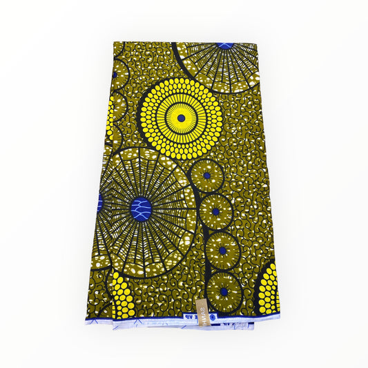 African Print Fabric - 100% Cotton - SANHE