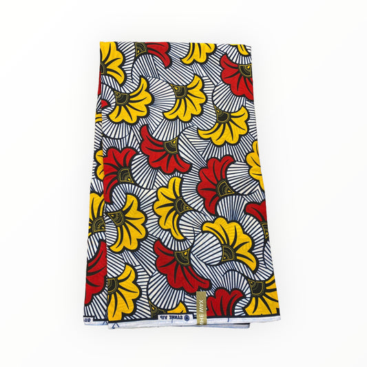 African Print Fabric - 100% Cotton - SANHE