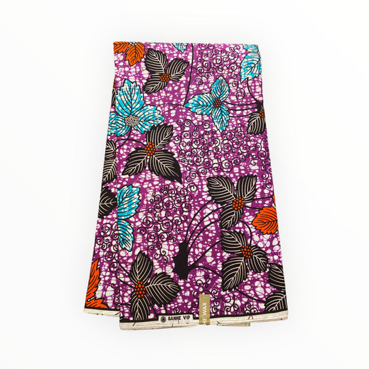 African Print Fabric - 100% Cotton - SANHE