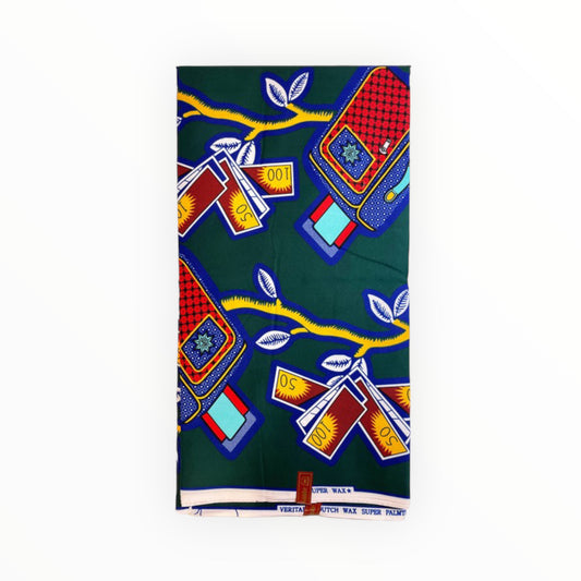 African Print Fabric - Polycotton - 6 Yards