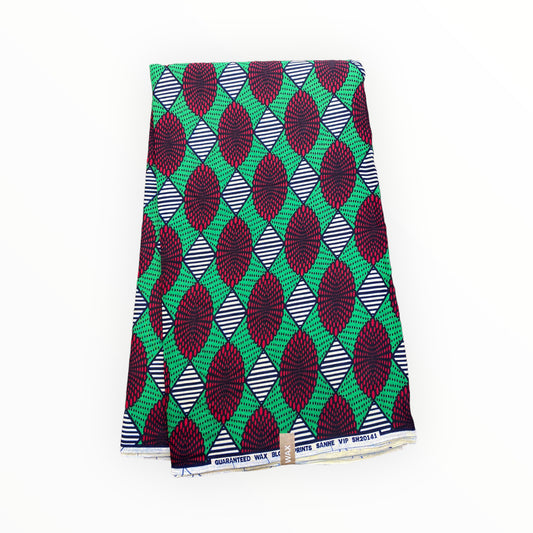African Print Fabric - 100% Cotton - SANHE