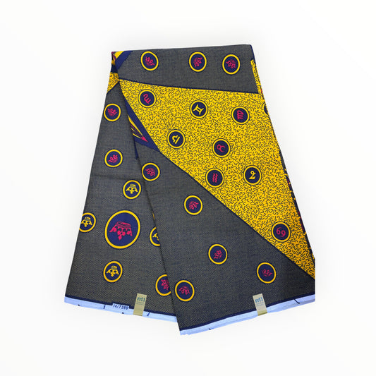 African Print Fabrics - 100% Cotton