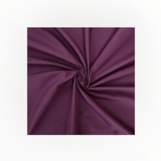 100% Premium Plain Cotton, Dark Purple