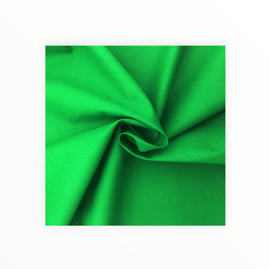 100% Premium Plain Cotton, Emerald Green