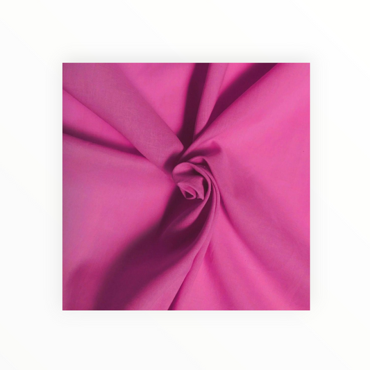 100% Premium Plain Cotton, Hot Pink