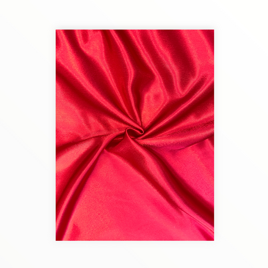 Red Silky Smooth Crepe Satin