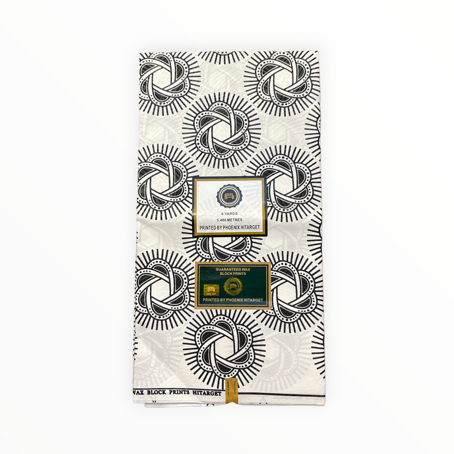 African Prints - Black / White Weave - Mitex Holland