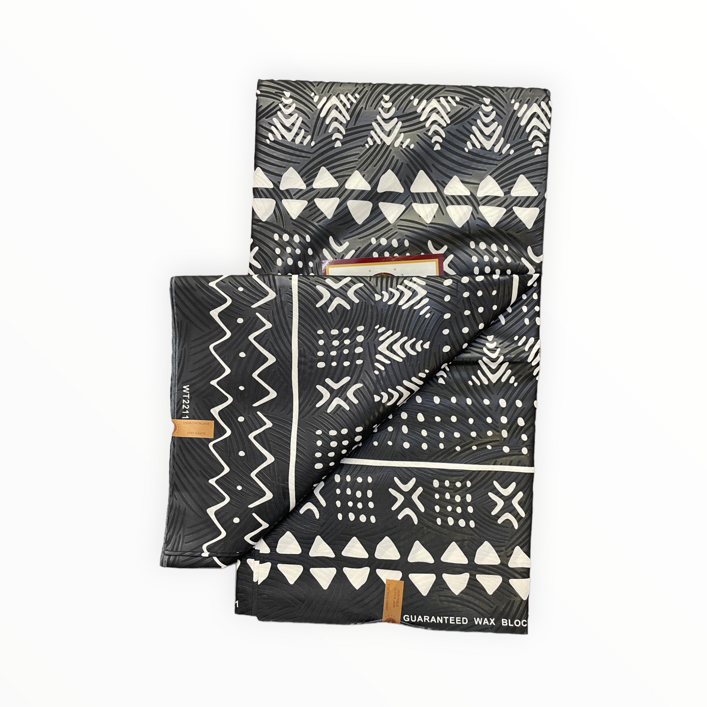 African Prints - Black / White Weave - Mitex Holland