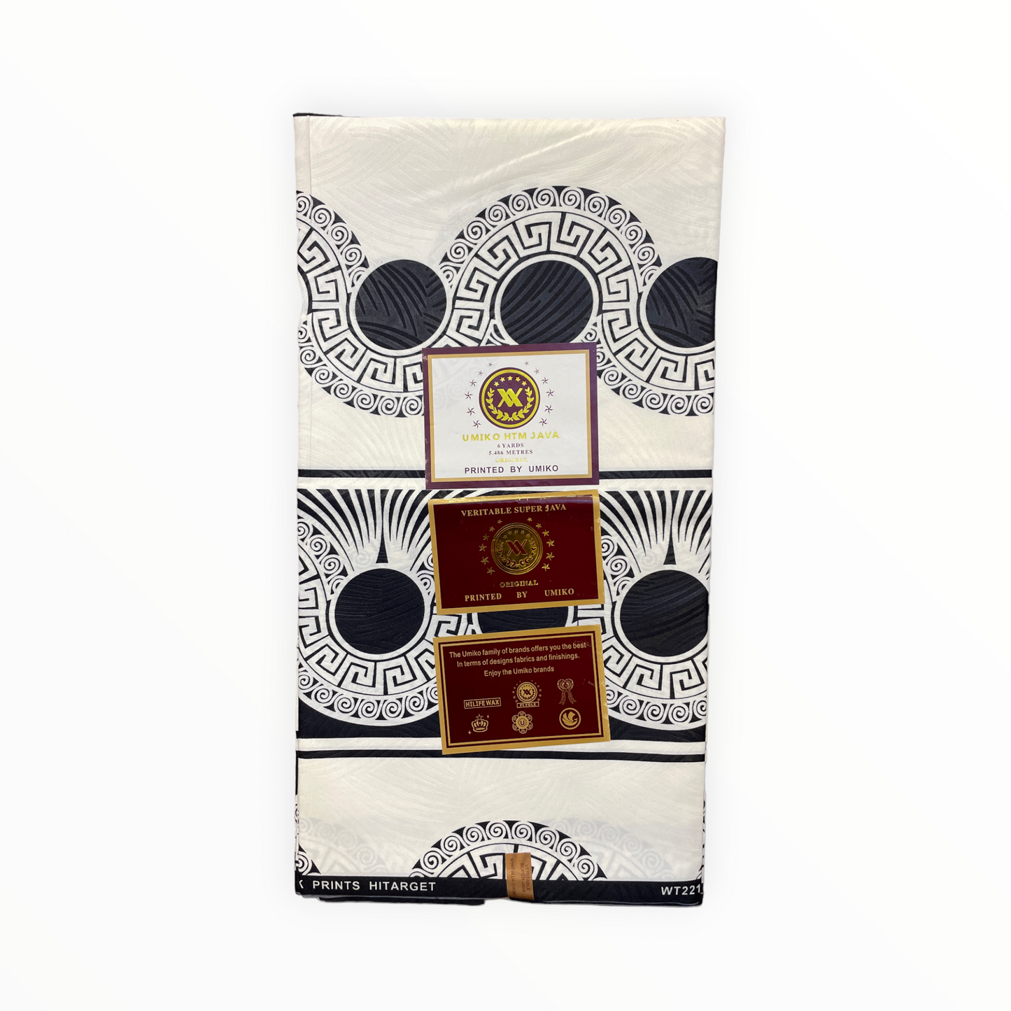 African Prints - Black / White Weave - Mitex Holland