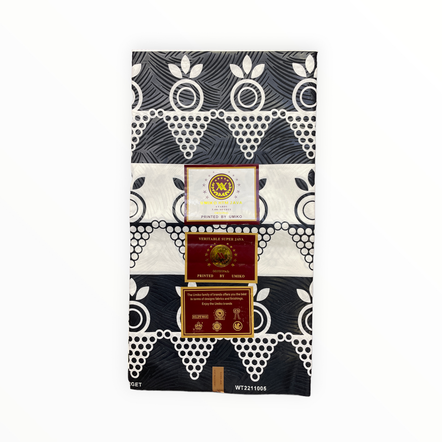 African Prints - Black / White Weave - Mitex Holland