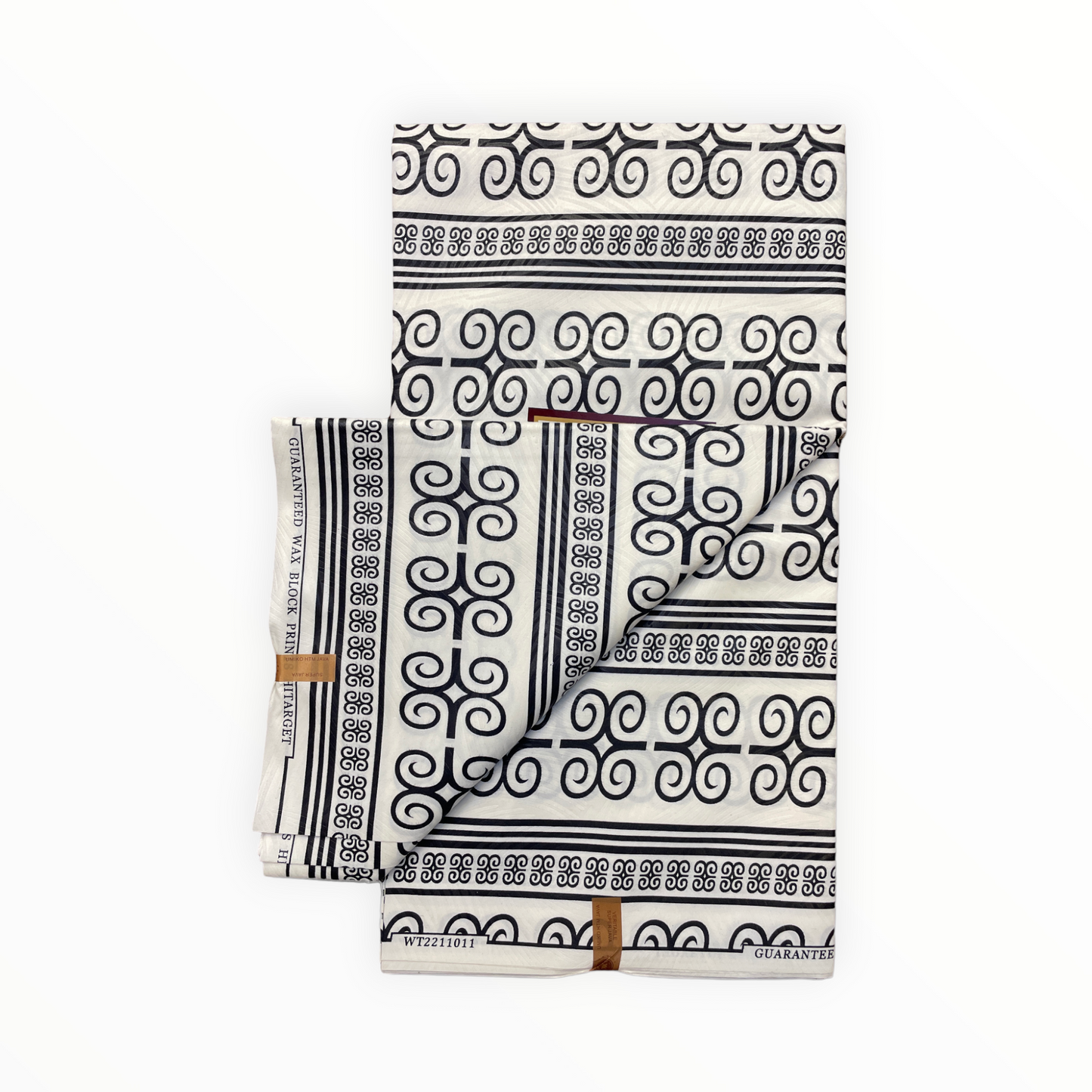 African Prints - Black / White Weave - Mitex Holland