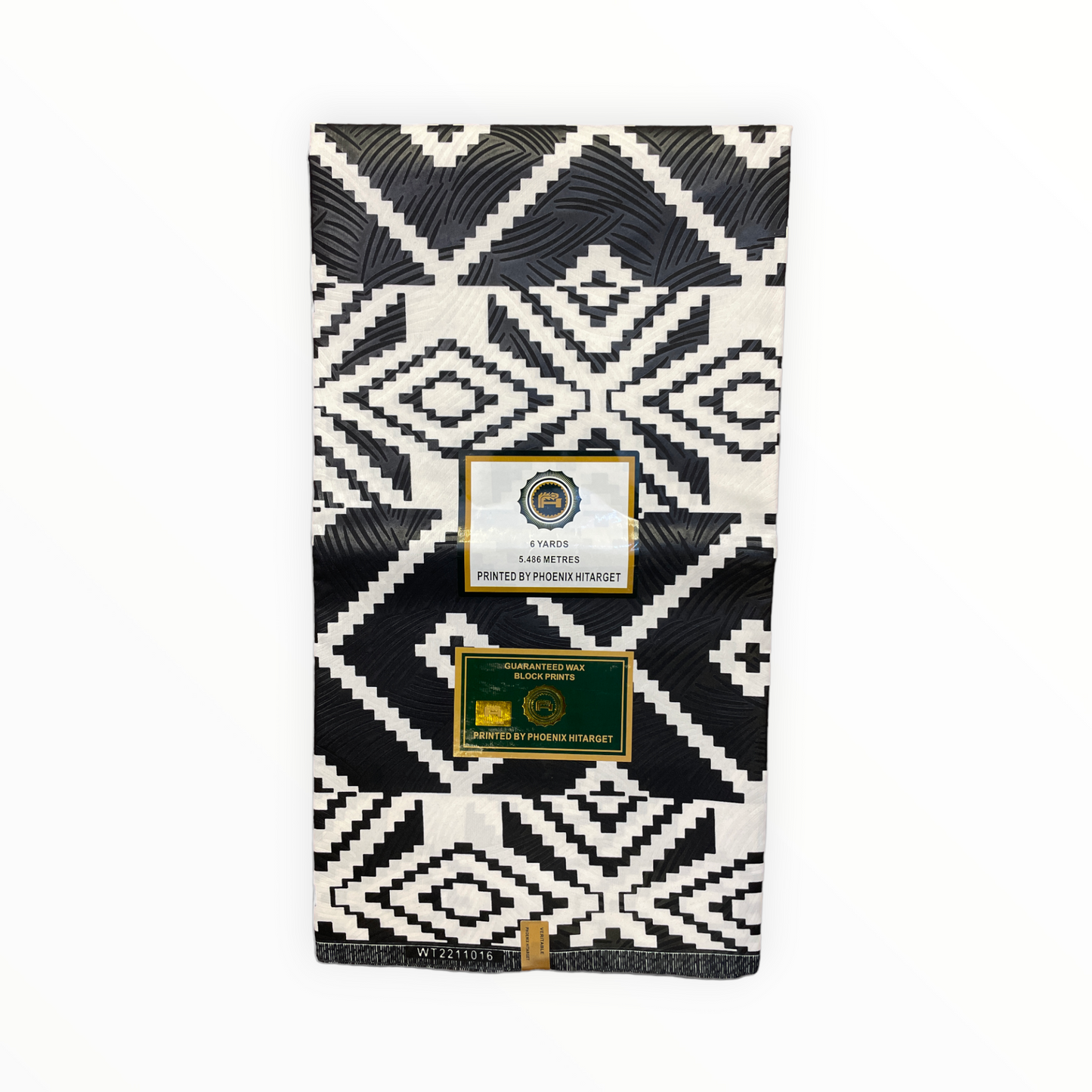 African Prints - Black / White Weave - Mitex Holland