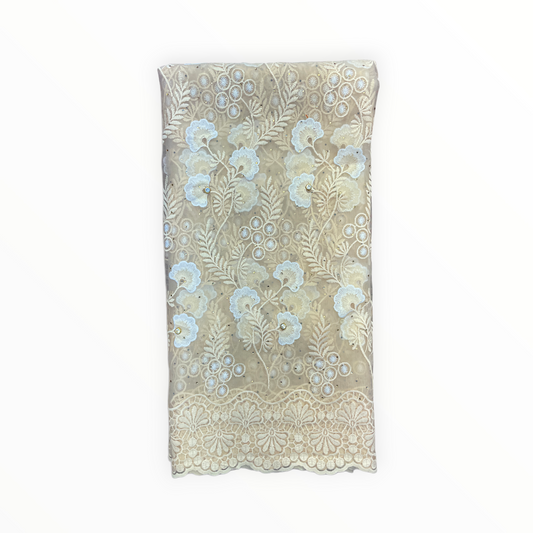 Beige french lace - 5 yards