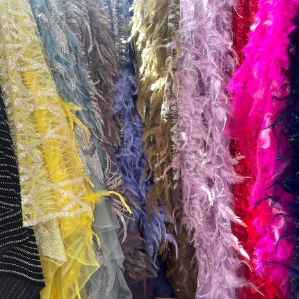 Collection image for: Beaded Lace With Feathers