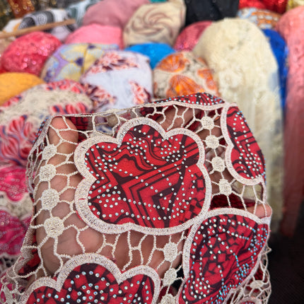 Collection image for: African Print Lace