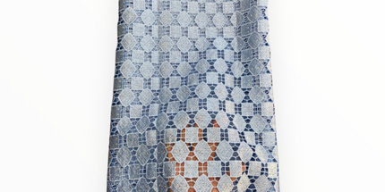 Top Quality Cord Lace Fabric in Sky Blue - 5 Yards