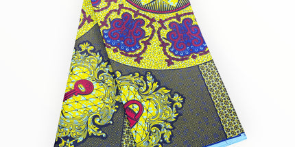 African Print Fabrics - 6 Yards - Polycotton