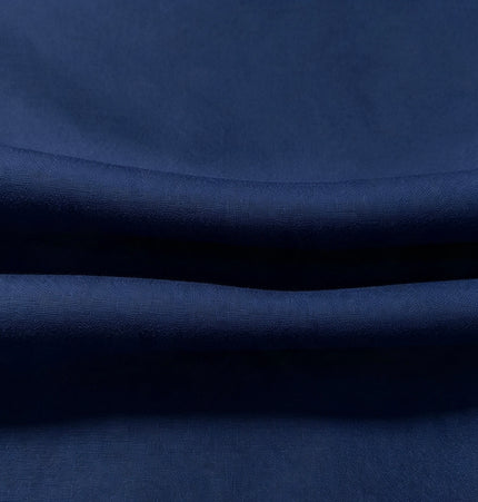 100% Plain Navy Blue Polycotton Fabric