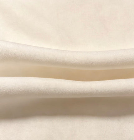 100% Plain Ivory Polycotton Fabric