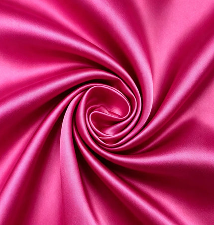 Bridal Duchess Satin - Fuchsia Pink