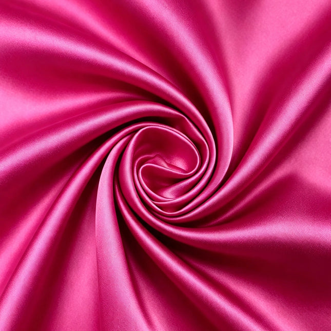 Bridal Duchess Satin - Fuchsia Pink