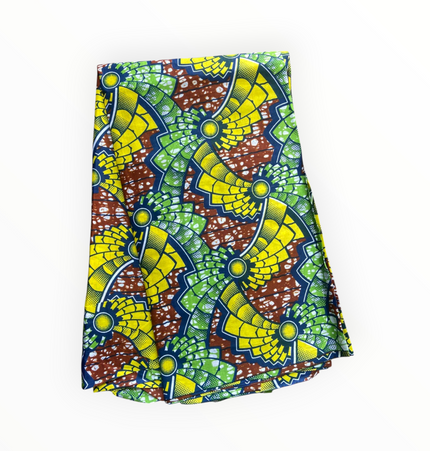 African Print Fabrics - 6 Yards - Polycotton