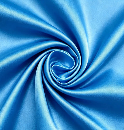Bridal Duchess Satin - Sky Blue