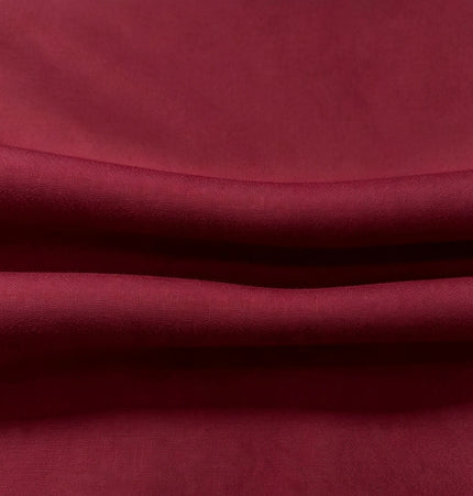 100% Plain Maroon Polycotton Fabric
