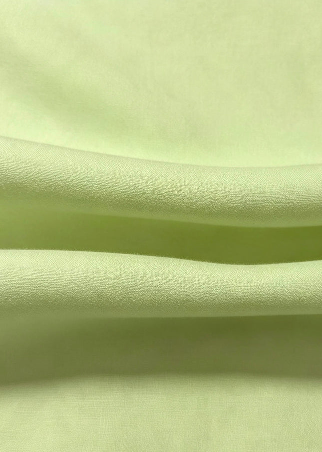 100% Plain Light Olive Green Polycotton Fabric