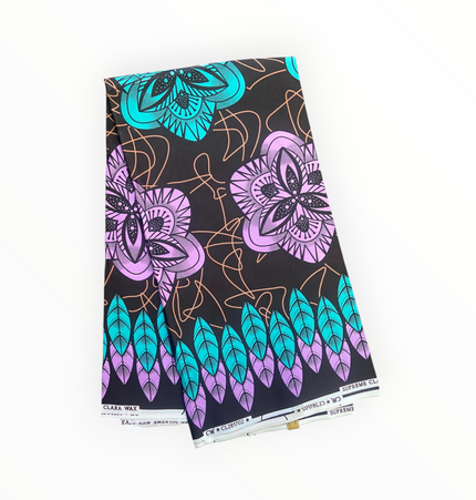 African Print Fabrics - 6 Yards - Polycotton