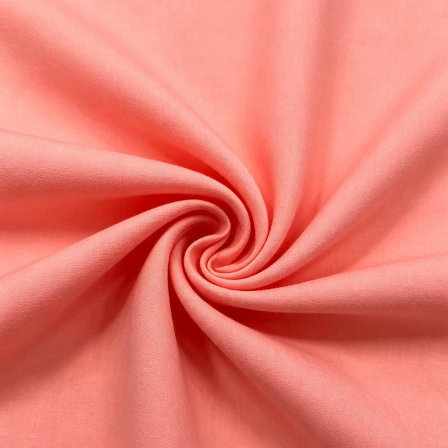 100% Plain Pink Polycotton Fabric