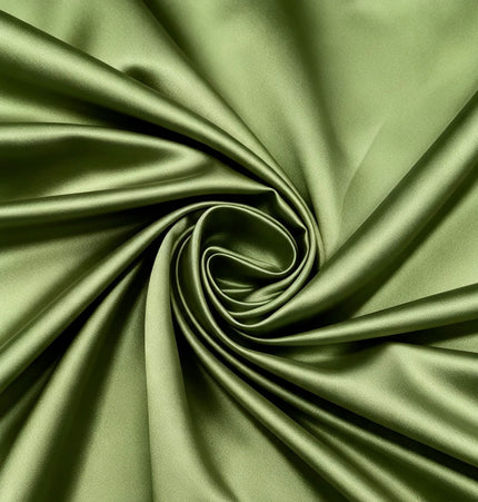 Bridal Duchess Satin - Olive Green