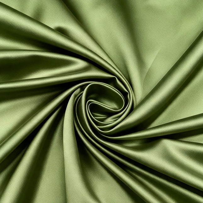 Bridal Duchess Satin - Olive Green