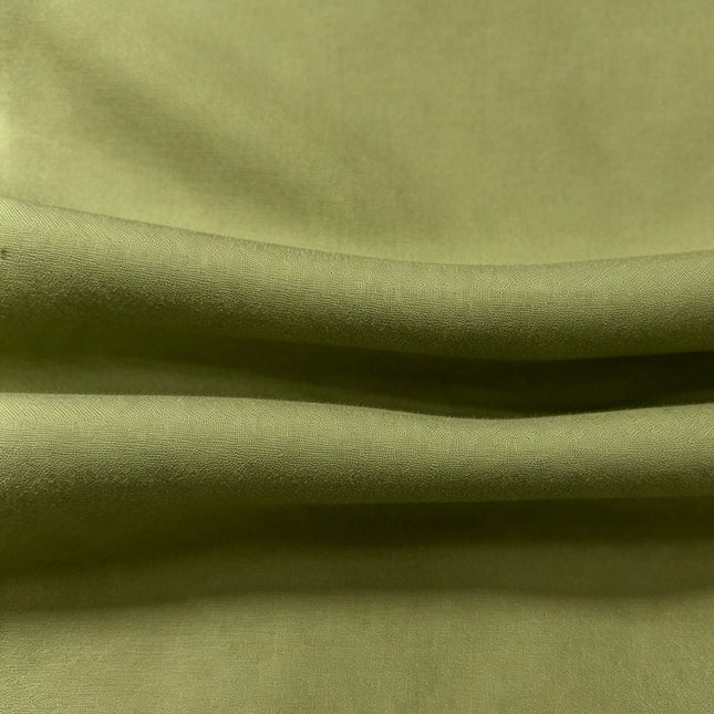 100% Plain Dark Olive Green Polycotton Fabric