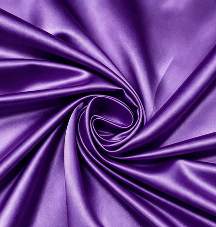 Bridal Duchess Satin - Indigo Purple